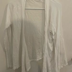 White long sleeved lightweight Cardigan